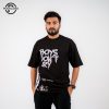 Boys Don't Cry Black Drop Shoulder T-shirts For Men